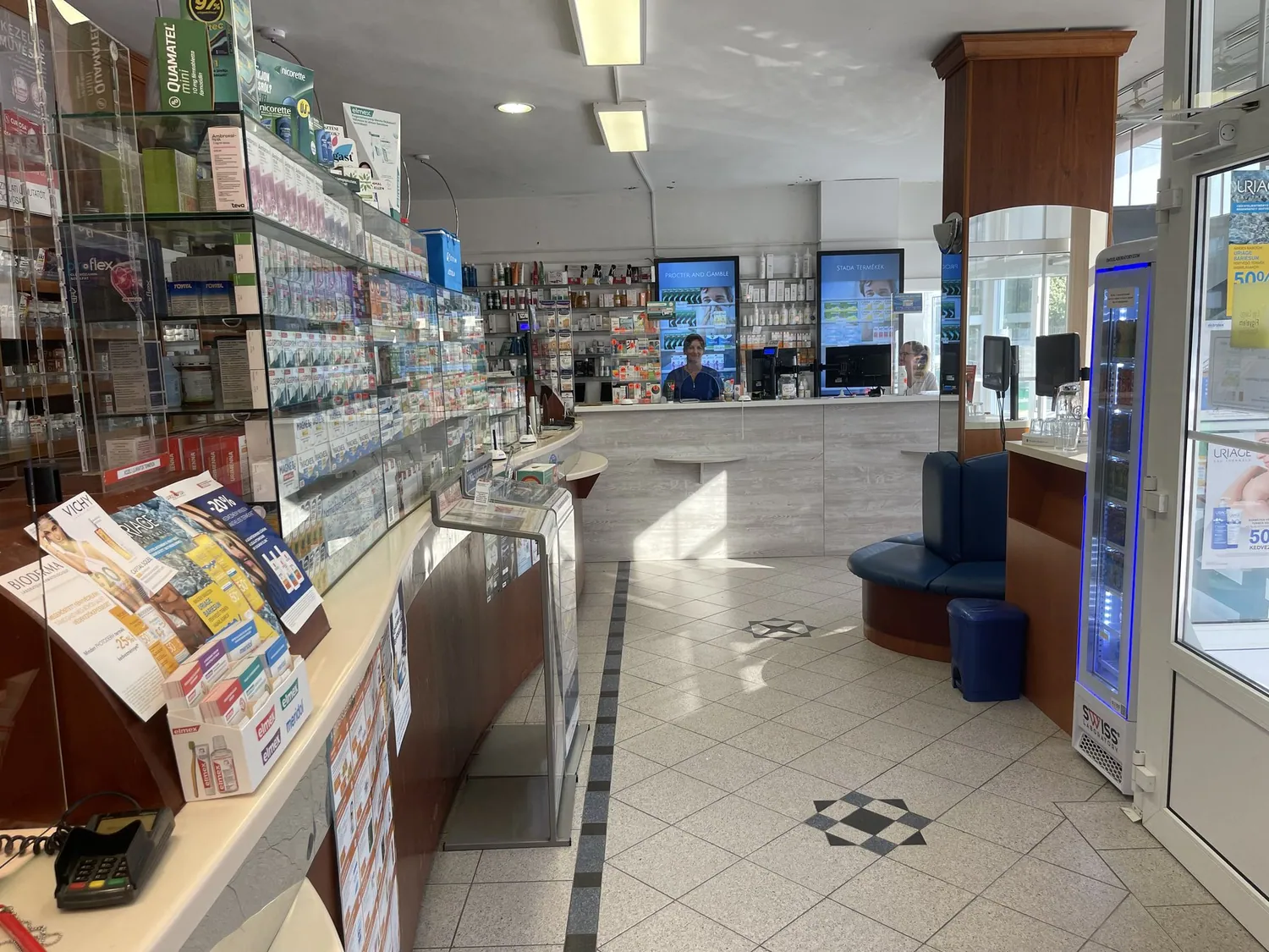 Inside the pharmacy