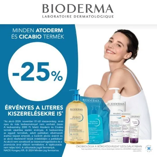 Bioderma Atoderm és Cicabio promóció